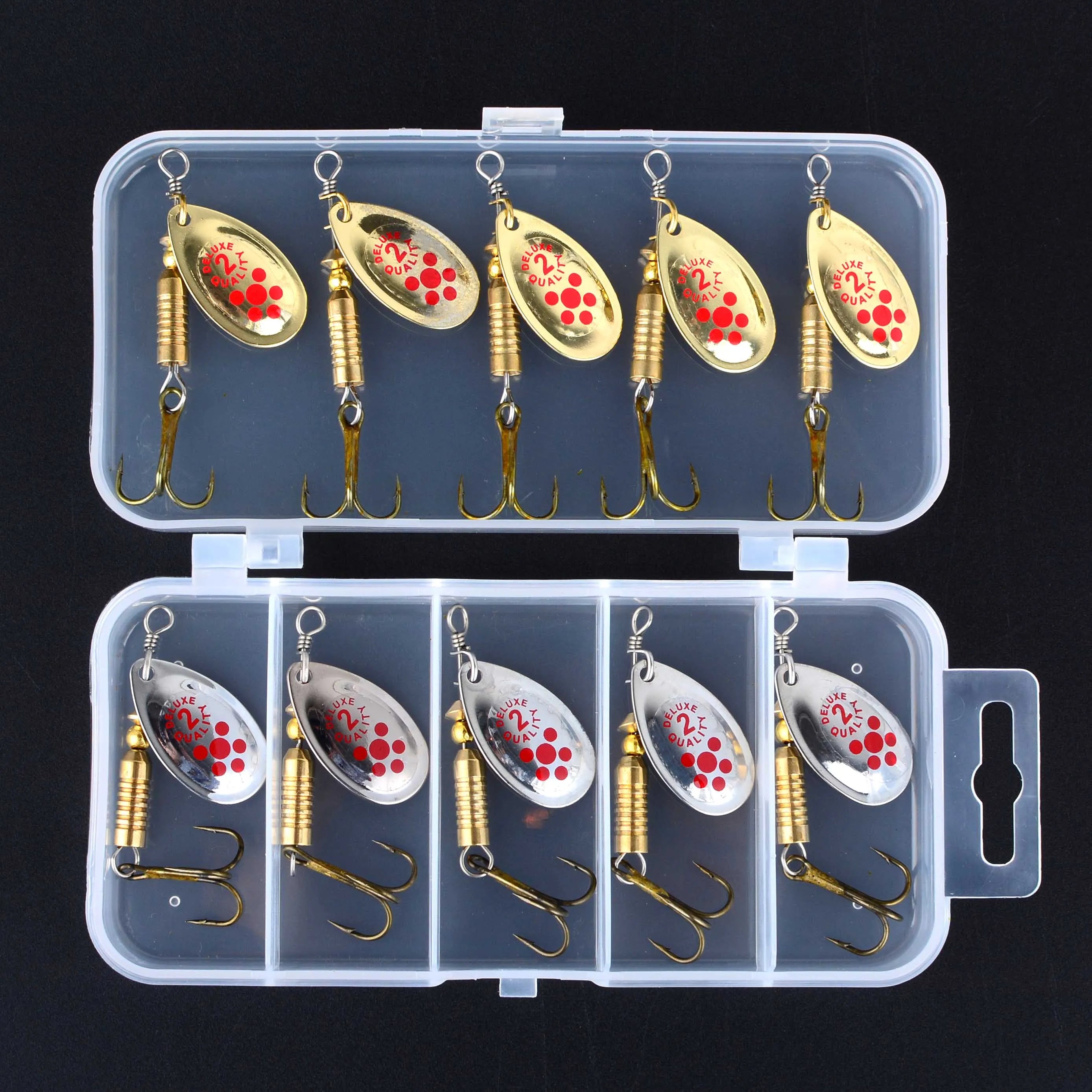 carp fishing lures 10Pcs/Box Spinner Wobblers Crankbaits Jig Gold and Silve – Nordenriv tackle Zipper Model:CERTATELT5000D I enjoy targeting trout CAMEKOON GT16000 Sealed Spinning