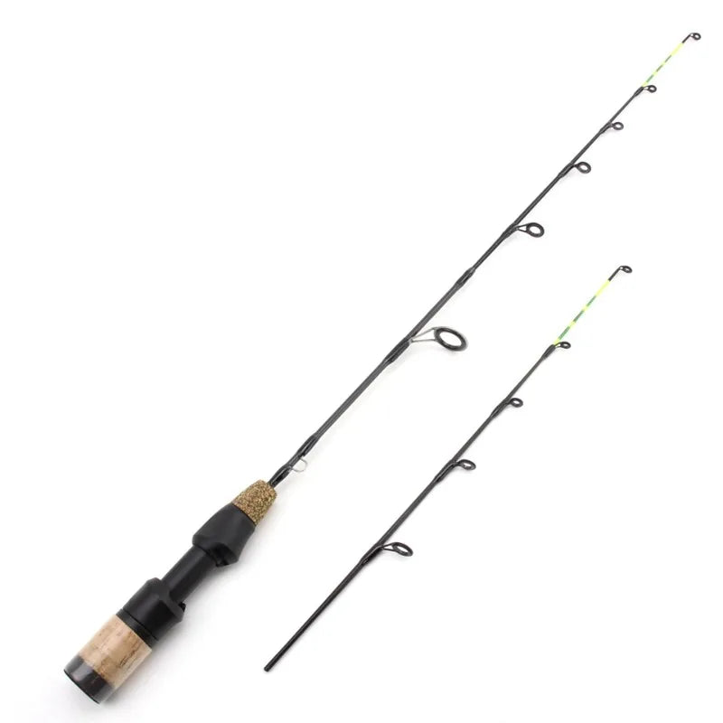 60Cm 2 Tips Rod Reel Combos Winter Ice Fishing Rod Fishing Reel Set Pole Tackle Carbon Pole Ice Fishing Rod New