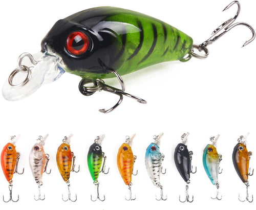 Wobbler Kunstköder Set, Angelköder Kunstköder, 5,7G I 7Cm Fishing Lures, Hecht Angelköder, Soft Vivid Angeln Köder, Mit Drillingshaken Für Forelle, Barsch, Hecht, Lachs, Angeln Geschen