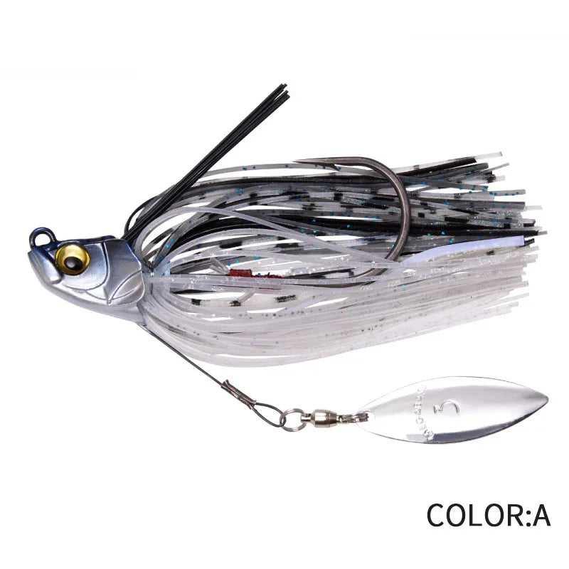 90Mm 13.5G Spinner Fishing Lures Wobbler Bass Jig Chatter Bait Chatterbait Artificial Bait Fishing Accessories