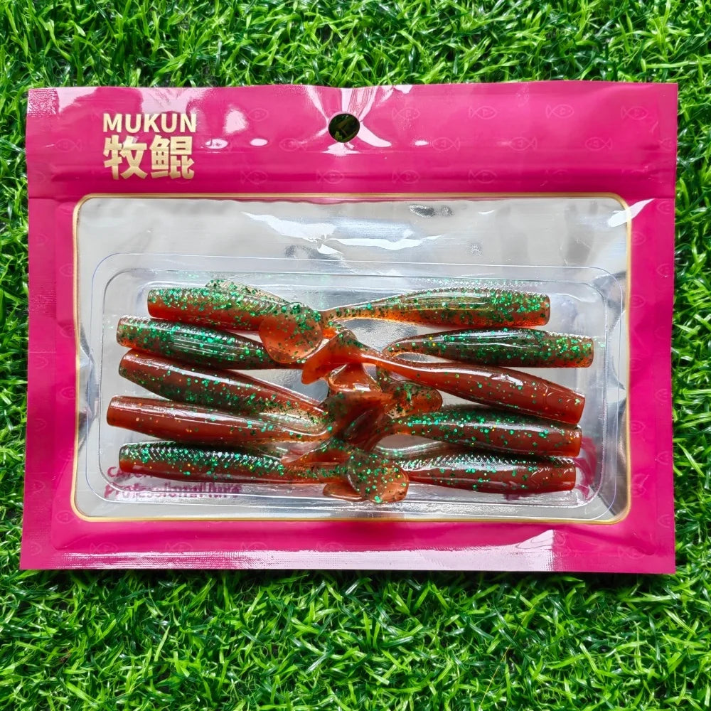10Pcstpr Soft Bait 65Mm 2.65G 55Mm 1.65G Soft Paddle Tail Swimbait Fishing Lures Artificial Silicone Bait Wobblers Soft Lures