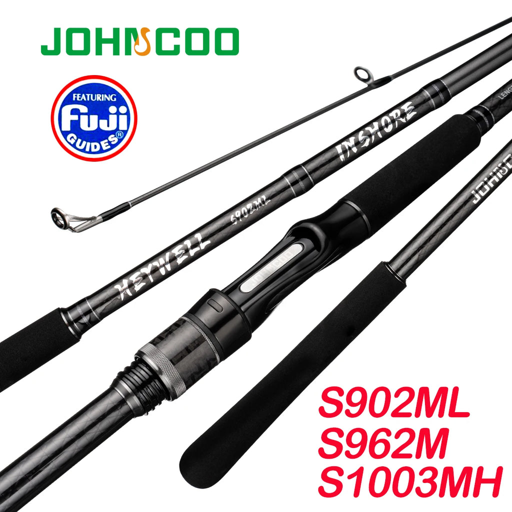 Long Casting Fishing Rod Inshore Fishing Rod for Seabass 2.7M 3.0M 3.3M Fishing Rod for Spinning Rod with Fuji Rings