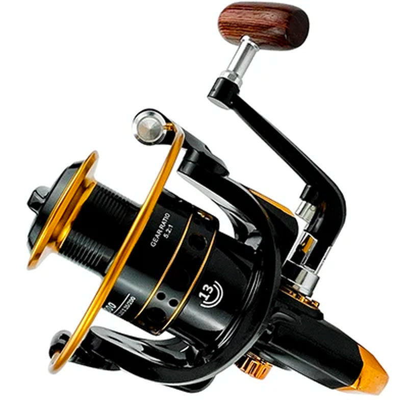 Metal Spool Spinning Fishing Reel 1000-7000 Series Fishing Wheel Drag Systerm 10Kg Fishing Tackle Saltwater Freshwater Fishing