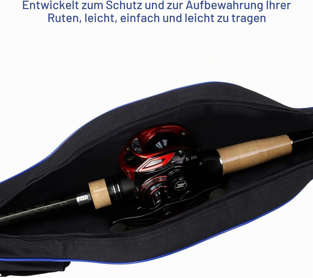 Das Neue Tackle Bag Wasserdichte Angelrutentasche 1,3 M/1,5 M Angelruten-Schutztasche Hartschale