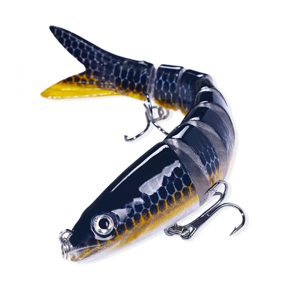 13.4Cm 18G Wobblers Pike Fishing Lures Artificial Multi Jointed Sections Artificial Hard Bait Trolling Pike Carp Fishing Tools