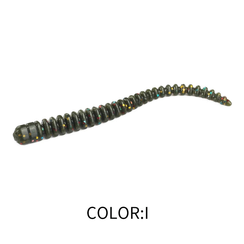 Cruel Leech Soft Baits 54Mm/20Pcs Artificial Fishing Lures Sea Worms Earthworm Fishing Soft Lures Wobblers