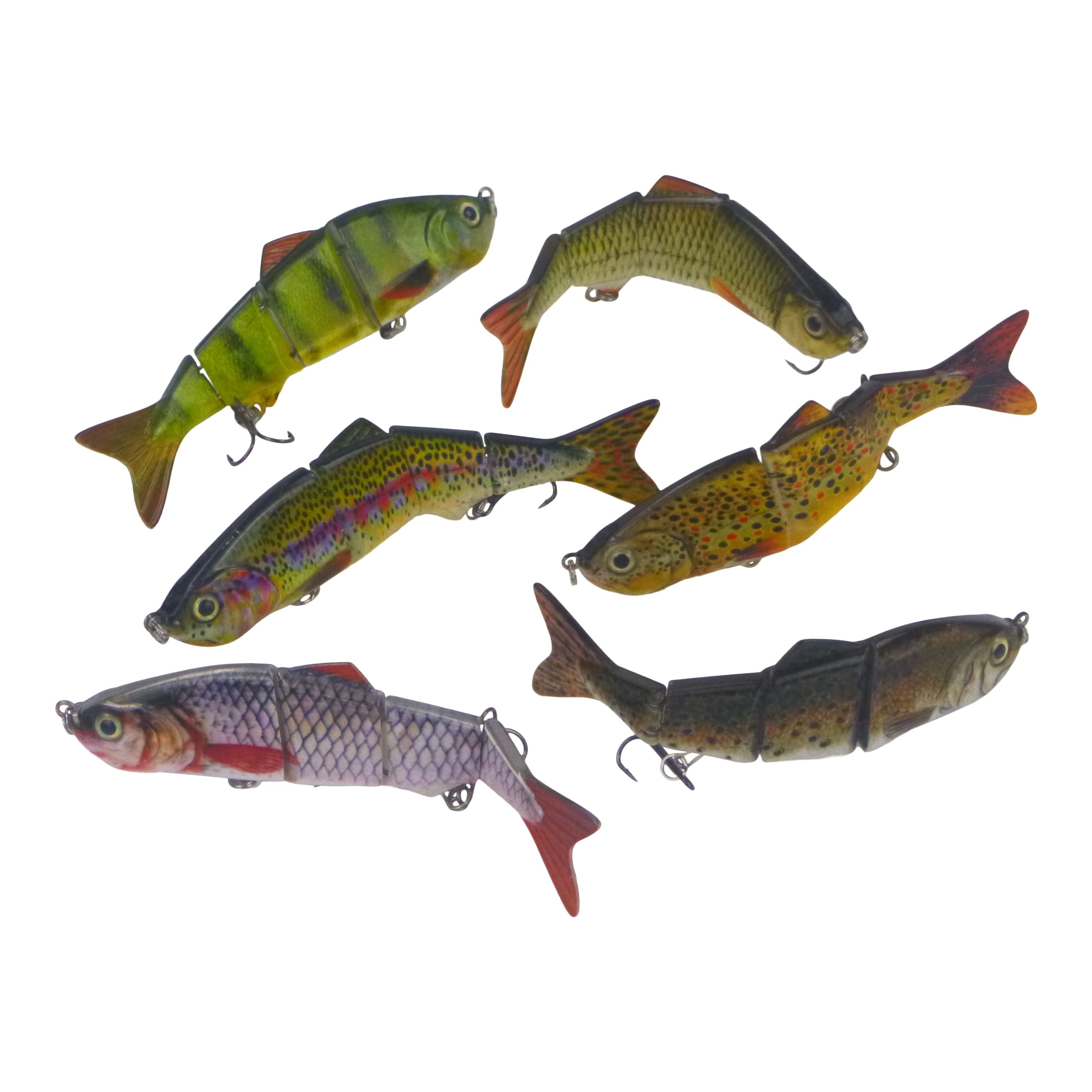 Finesse Naturals 4 Segment Swimbait, 110mm, Rainbow-2