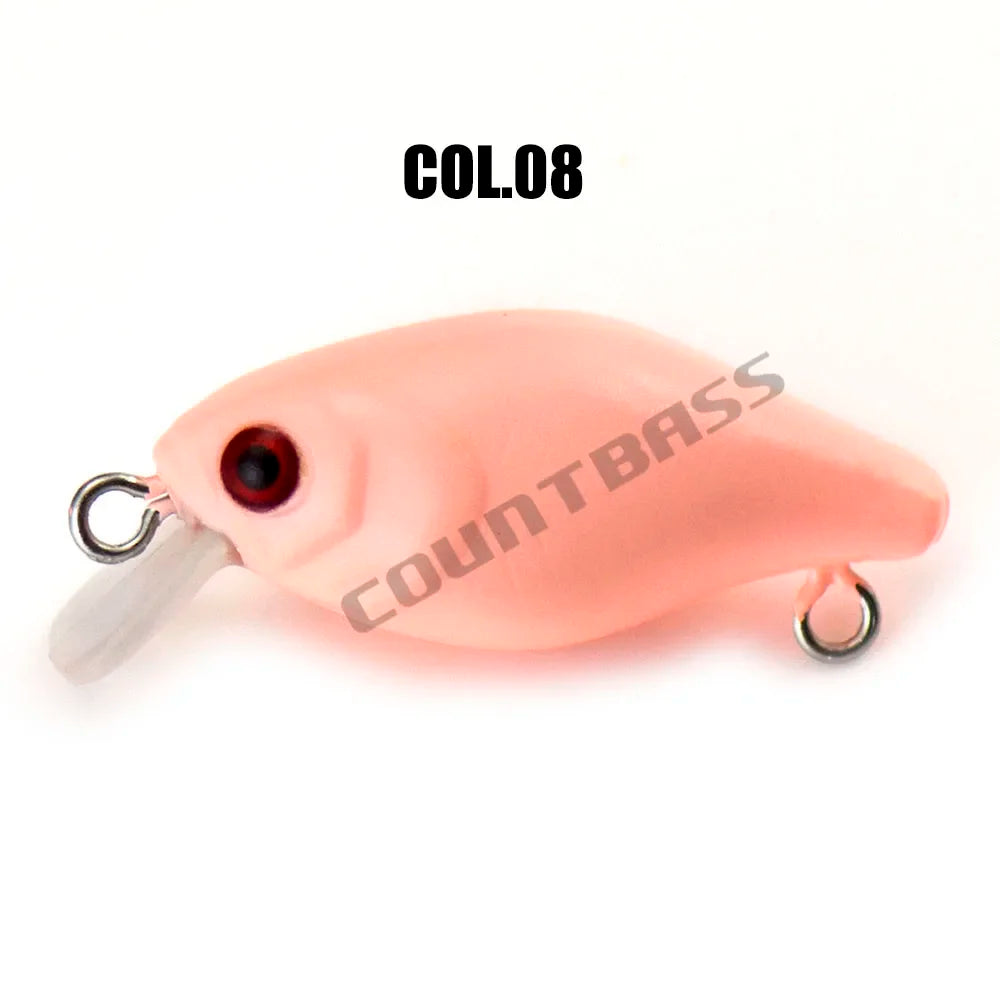 Crank Bait Hard Plastic Fishing Lures Wobbler Salmon Trout 30Mm 2.2G