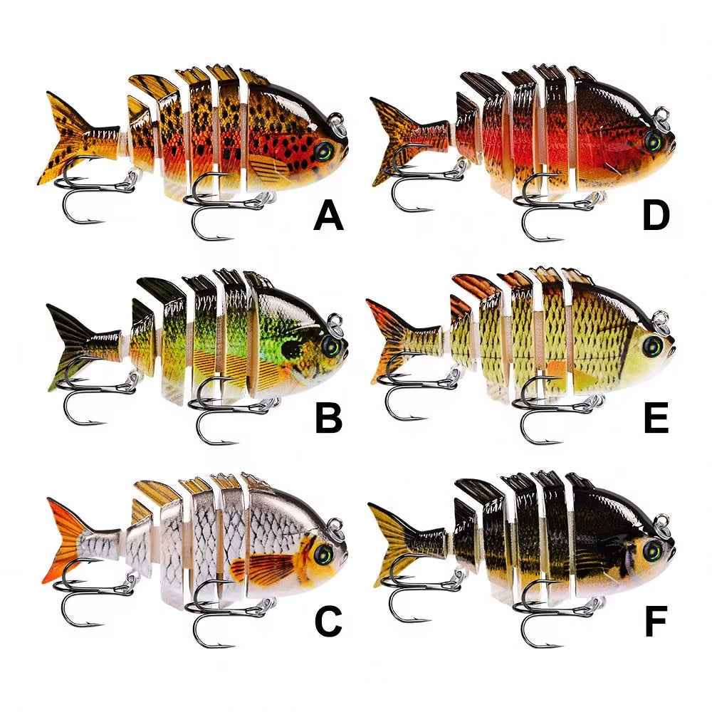 Bluegill Swimbait Fishing Lures 8Cm 14G Sunfish Artificial Hard Bait Cran Bass Baits Fishing Tackle