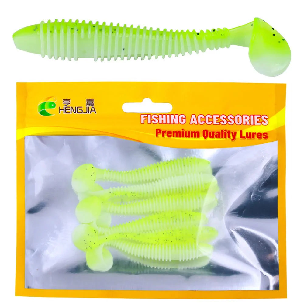 Rubber Spinning Baits False Bait Perch Baits Silicone Lures for Fishing Artificial Swimbaits for Bass Carp Tackle