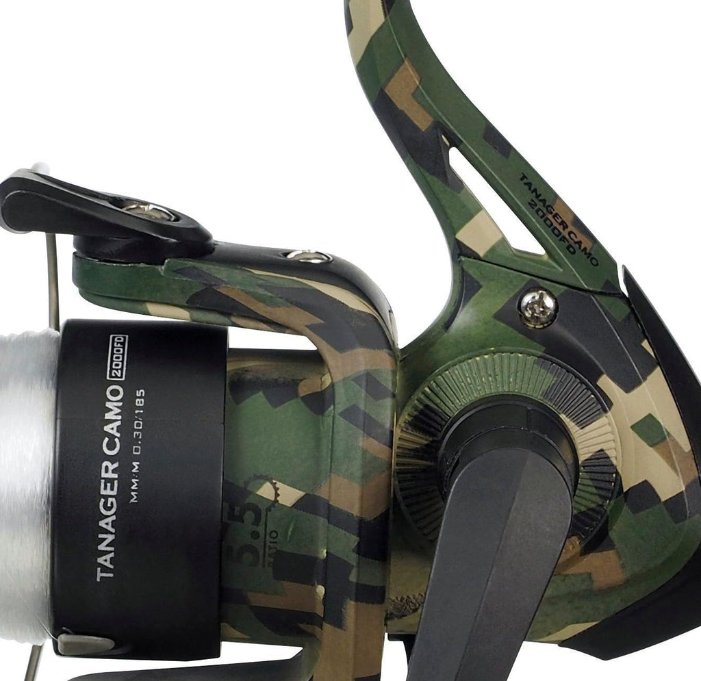 Mitchell Tanager Camo II Spin Combo | Lightweight Spinning Rod & Reel Setup for Freshwater & Predator Fishing | Perfect for Beginner Anglers | 2-Piece Combo, Unisex | Multiple Options Available