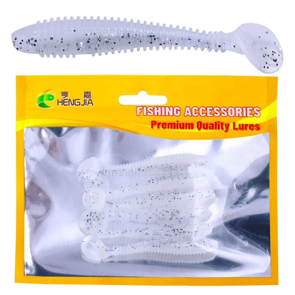 Rubber Spinning Baits False Bait Perch Baits Silicone Lures for Fishing Artificial Swimbaits for Bass Carp Tackle