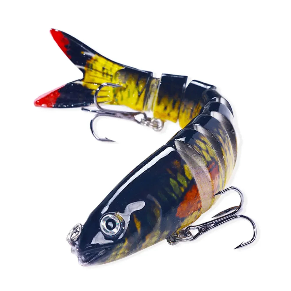 13.4Cm 18G Wobblers Pike Fishing Lures Artificial Multi Jointed Sections Artificial Hard Bait Trolling Pike Carp Fishing Tools