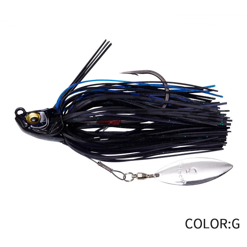 90Mm 13.5G Spinner Fishing Lures Wobbler Bass Jig Chatter Bait Chatterbait Artificial Bait Fishing Accessories