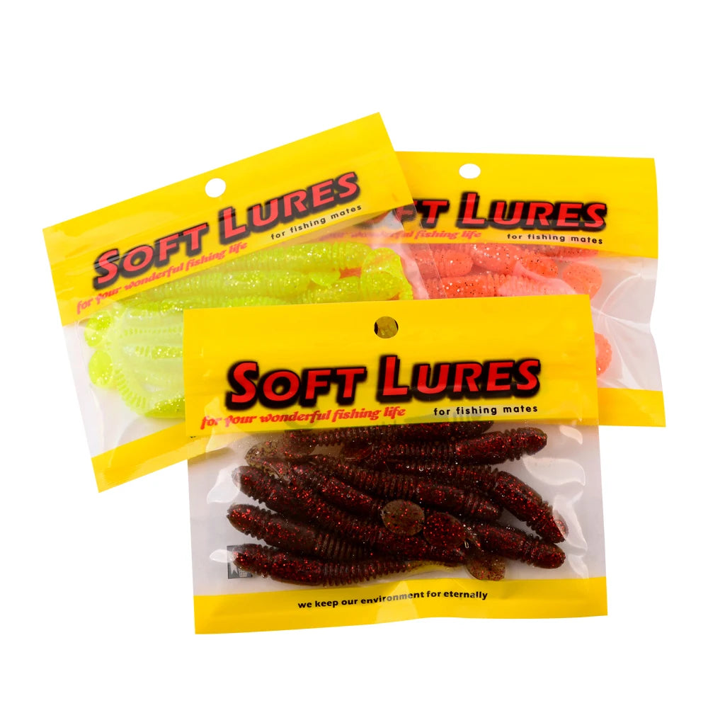 New Fishing Soft Lures Silicone Bait 5.5Cm 7.5Cm 8.5 Goods for Fishing Sea Fishing Pva Swimbait Wobblers Artificial Tackle