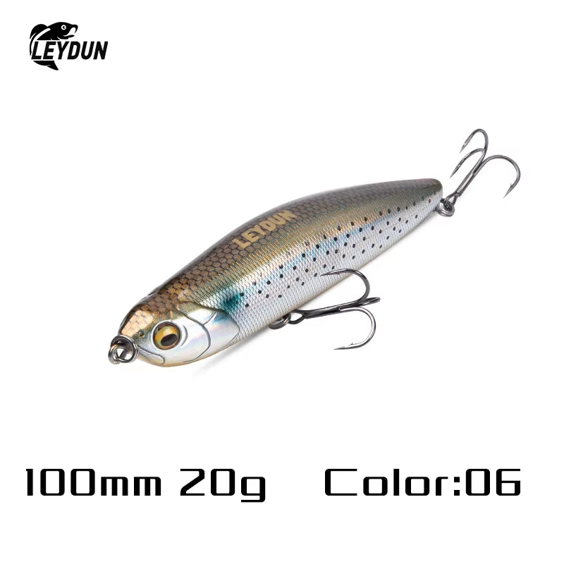 Z-Claw Floating Pencil Fishing Lures 86Mm 100Mm 120Mm Topwater Hard Baits Surface Stickbait Good Action Bass Wobblers