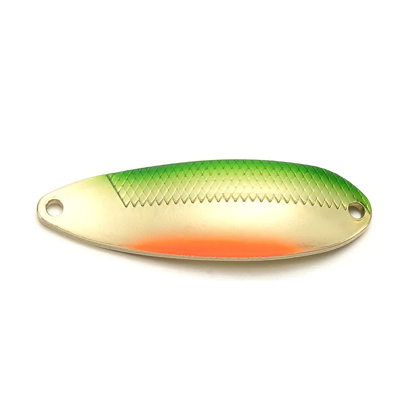 D-S LINE SPOON 6.5G 45Mm Trout Bait Stream Lures Copper Metal Fishing Lures for Trout Pike Perch Salmon