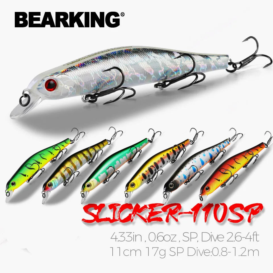 Z110 BEARKING 11Cm 17G Magnet System SP Top Hard Fishing Lures Minnow Quality Baits Wobblers Fishing Tackles