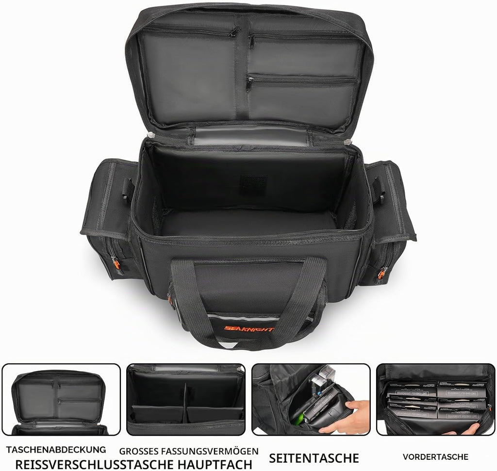 Seaknight SK003 Angeltasche Zum Karpfenangeln, Einzelne Schultertasche, Für Meeresangeln, Reisetasche, 50 Cm X 28 Cm X 27 Cm
