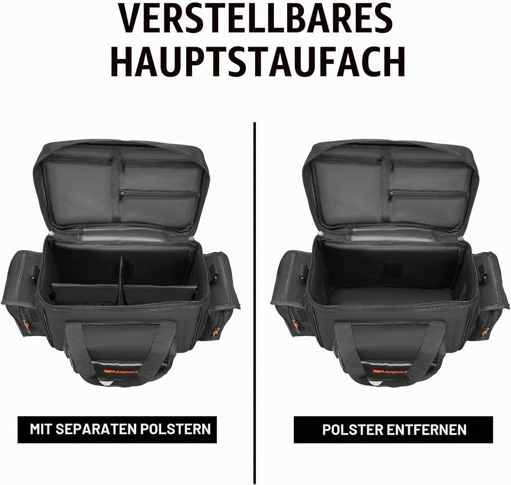 Seaknight SK003 Angeltasche Zum Karpfenangeln, Einzelne Schultertasche, Für Meeresangeln, Reisetasche, 50 Cm X 28 Cm X 27 Cm
