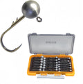 Jigköpfe Angelhaken-Kit Softbait-Haken 3,5 G 5 G 7 G 10 G 14 G Inklusive Plastik Angelgerät Box Angeln Für Süßwasser Salzwasser