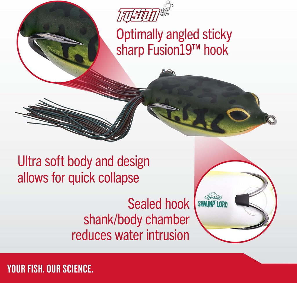 Berkley Swamp Lord Hollow Body Frog Fishing Bait