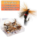 5/10/20Pcs Insects Flies Fly Fishing Lures Dragonfly Topwater Bait Dry Fliestrout Artificial Caddisfly Dries