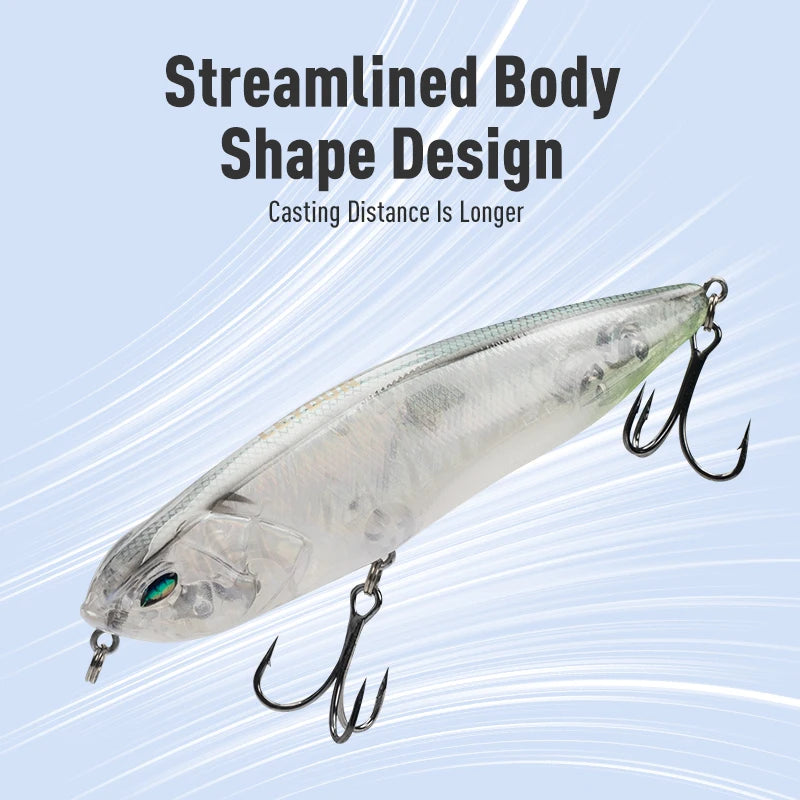 Z-Claw Floating Pencil Fishing Lures 86Mm 100Mm 120Mm Topwater Hard Baits Surface Stickbait Good Action Bass Wobblers