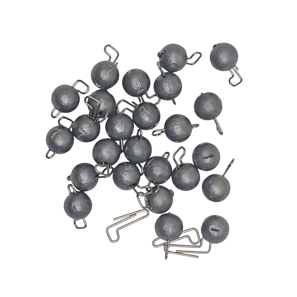 Swimerz 7gm Cheburashka Clip-On Jig Head, Lead, 25 pack-0