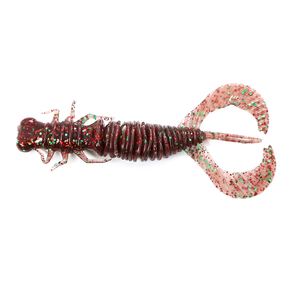 Larva Soft Fishing Lures Artificial Lures Silicone Wobblers for Pike Swimbait Jigging Plastic Baits Worm