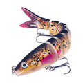 13.4Cm 18G Wobblers Pike Fishing Lures Artificial Multi Jointed Sections Artificial Hard Bait Trolling Pike Carp Fishing Tools
