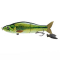 6.5Inch 56G Wobbler Jointed Fishing Lures Hard Glide Bait Soft Tail Float Slide Swimbait Bass Fishing Tackle