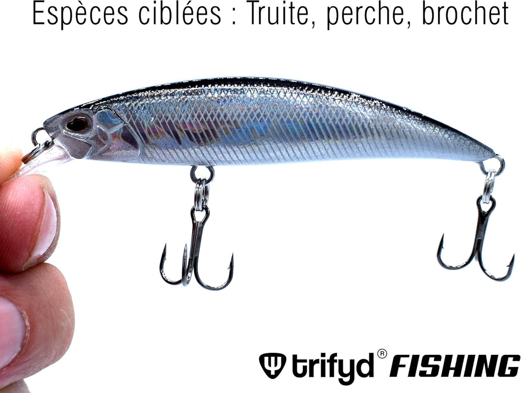 Fishing – Kunstköder Für Forellen, Tauchforelle, Minnow, 8 Cm, 9 G, 5 Stück