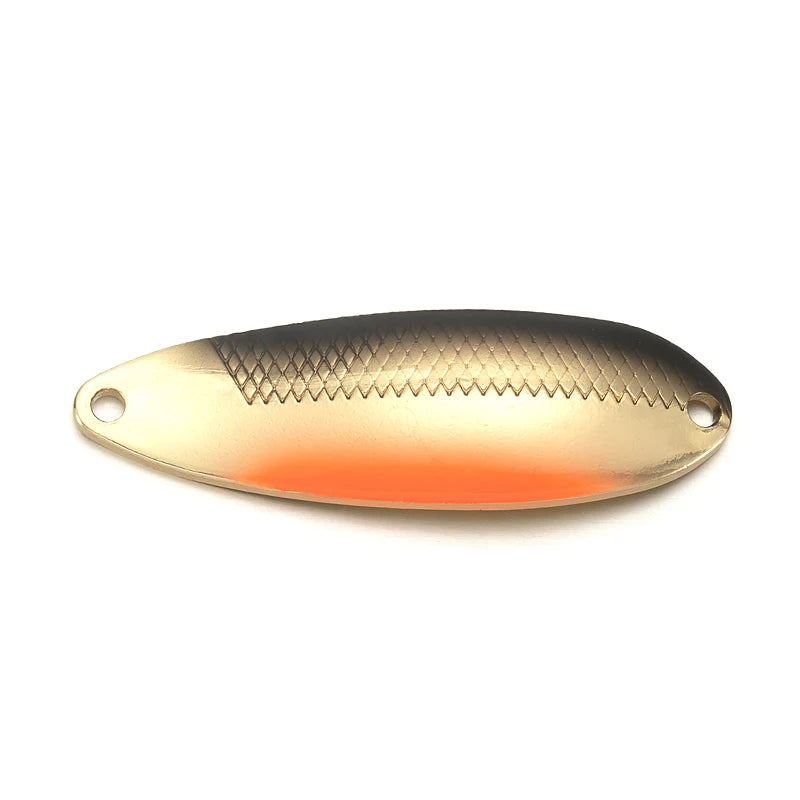 D-S LINE SPOON 6.5G 45Mm Trout Bait Stream Lures Copper Metal Fishing Lures for Trout Pike Perch Salmon