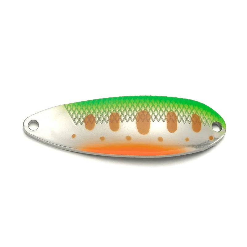 D-S LINE SPOON 6.5G 45Mm Trout Bait Stream Lures Copper Metal Fishing Lures for Trout Pike Perch Salmon