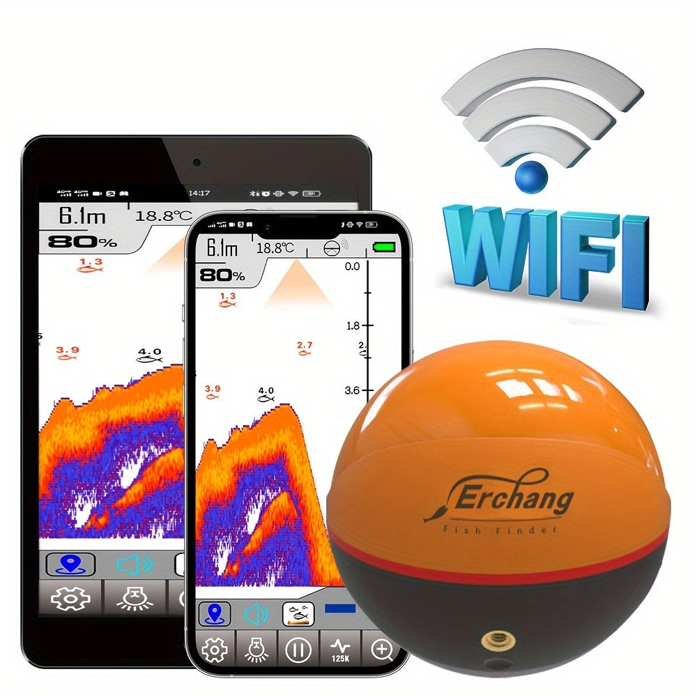 NNETM WIFI Fish Finder Wireless Sonar Echo Sounder