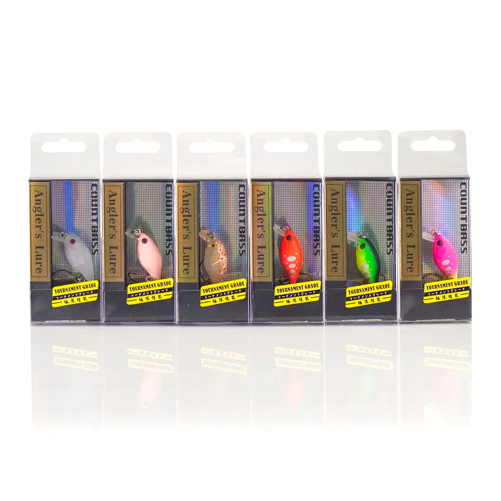 Crank Bait Hard Plastic Fishing Lures Wobbler Salmon Trout 30Mm 2.2G