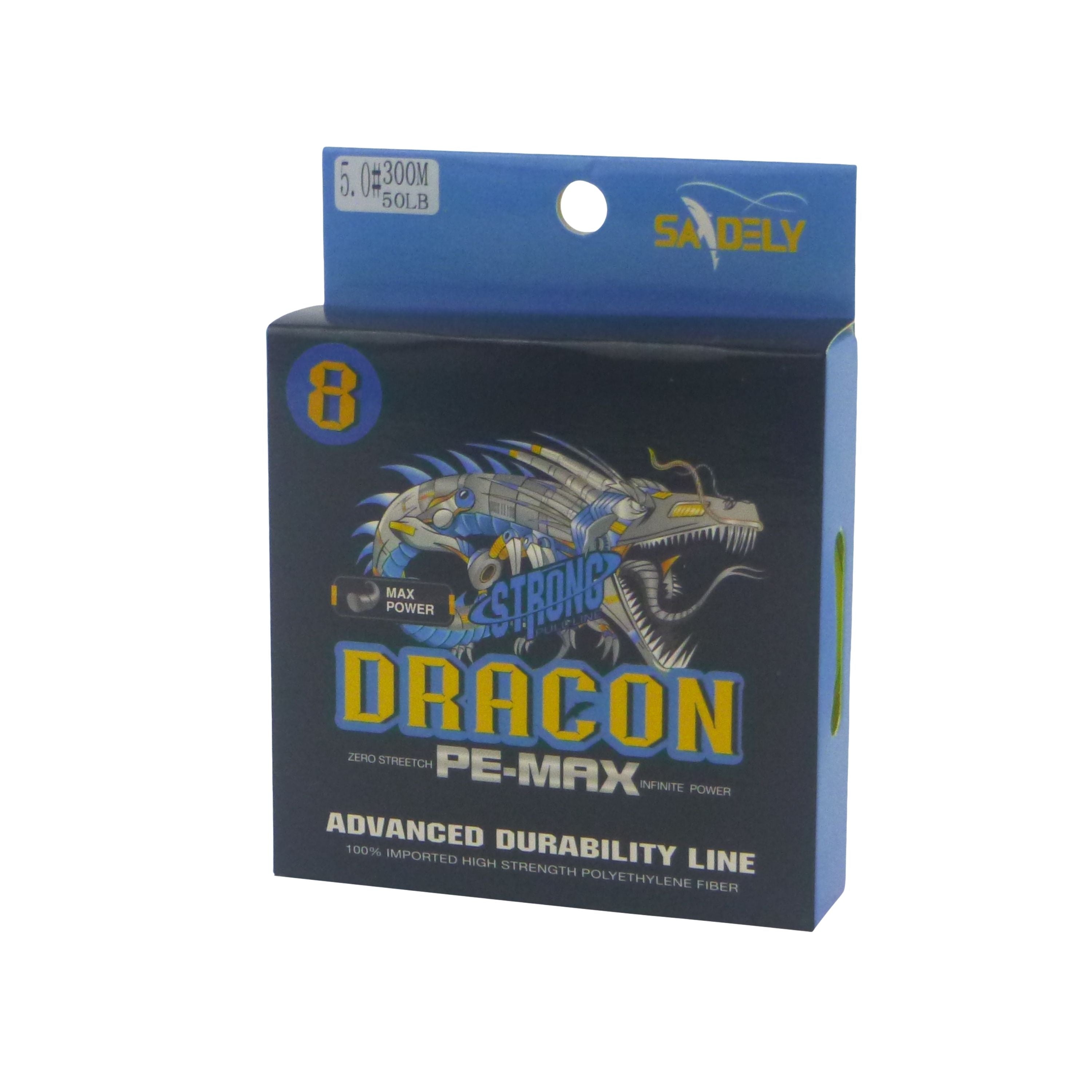 Samdely Dracon X8 Braid, Yellow, #2.0, 25lb, 300Mtr-1