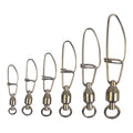 Swimerz HD Ball Bearing Swivels with Crosslock Snap, Size 4, 17 pack-0