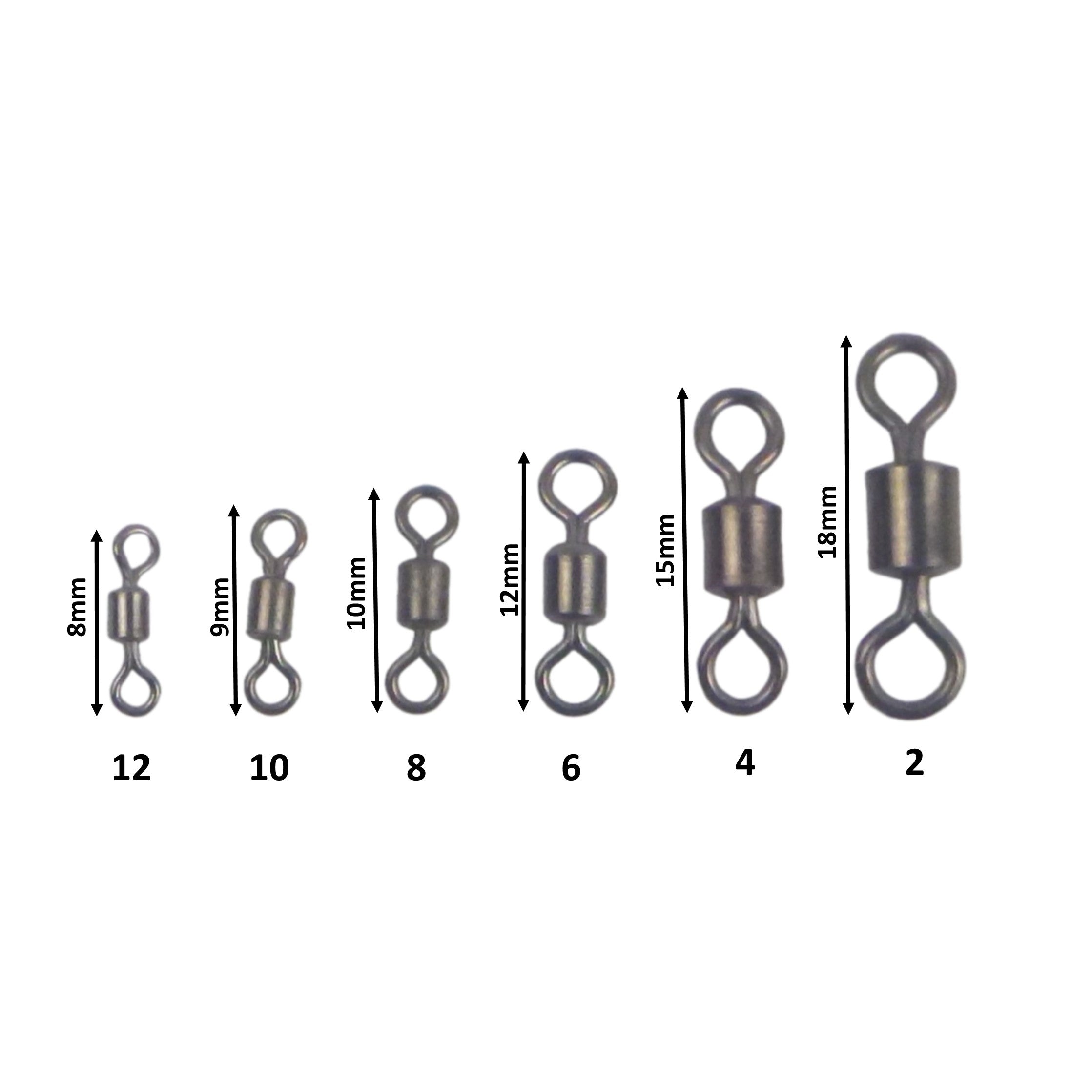 Swimerz Rolling Swivels, Size 6, 40 pack-1