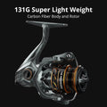 Spinning Fishing Reel 1000 Series Pre-Loading Reel Silver