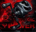 NNEOBA Commando Power Baitcaster Reel 9kg Right-Handed Black