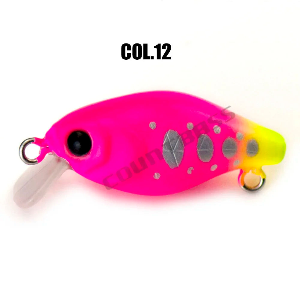 Crank Bait Hard Plastic Fishing Lures Wobbler Salmon Trout 30Mm 2.2G