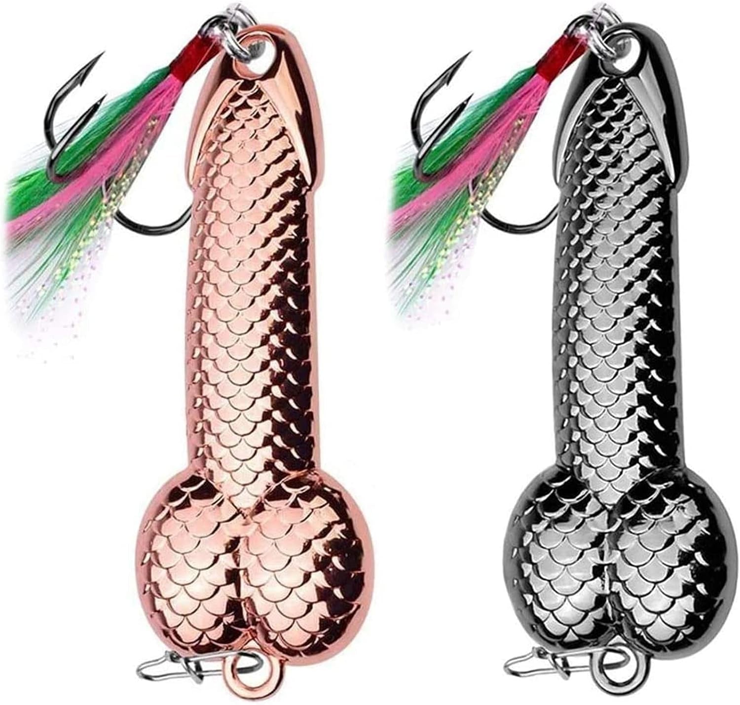 Fisch Angelköder Seefischerei Metall Wobble Pailletten Kunstköder Feeder Für Angelliebhaber Haken Für Hecht Barsch Zander 2 Stücke