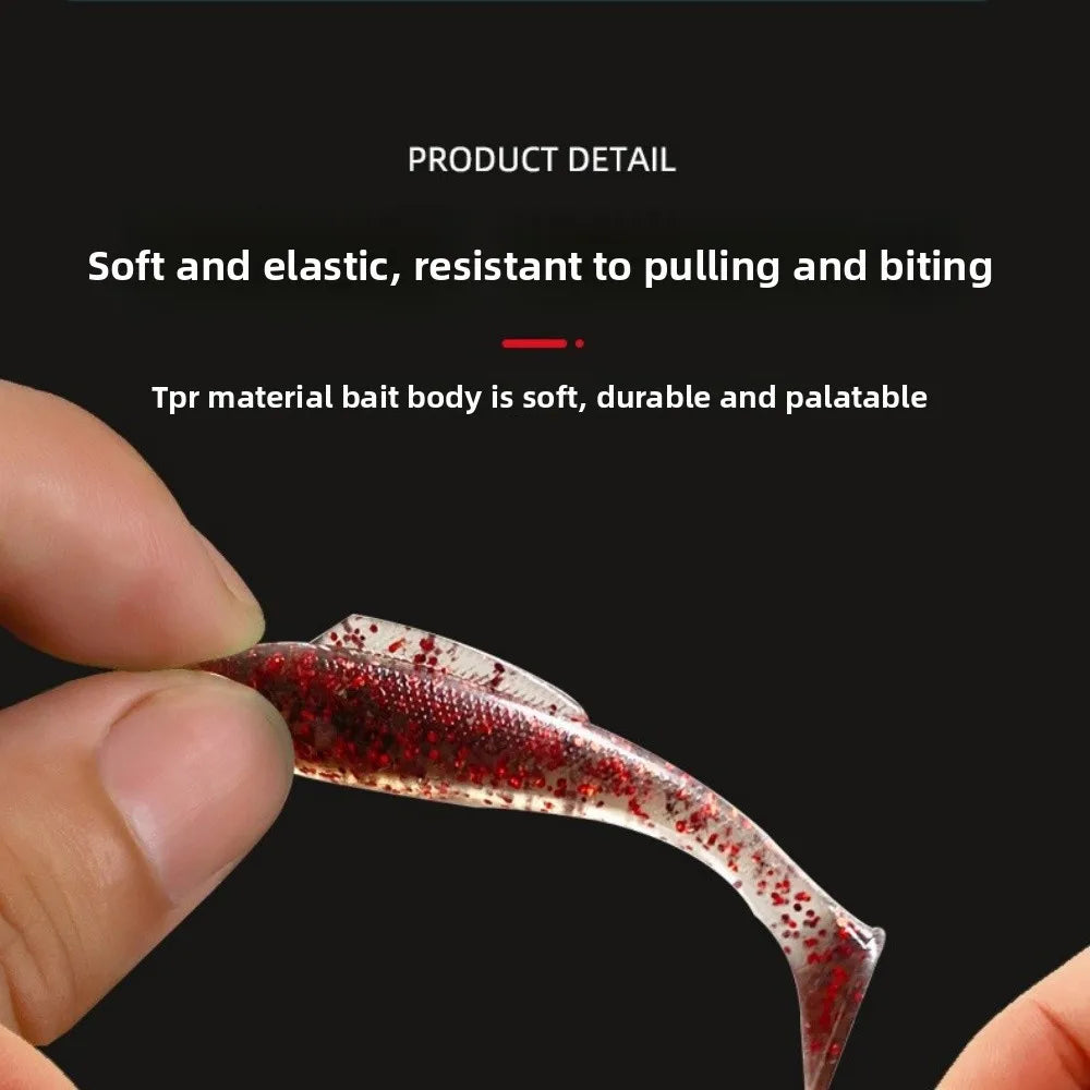 10Pcstpr Soft Bait 65Mm 2.65G 55Mm 1.65G Soft Paddle Tail Swimbait Fishing Lures Artificial Silicone Bait Wobblers Soft Lures