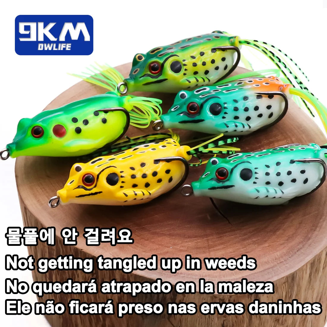 Topwater Frog Lures 6~14G Fishing Lures Bass PVC Fork Tail Frog Artificial Soft Bait Freshwater Weedless Soft Baits Snakehead
