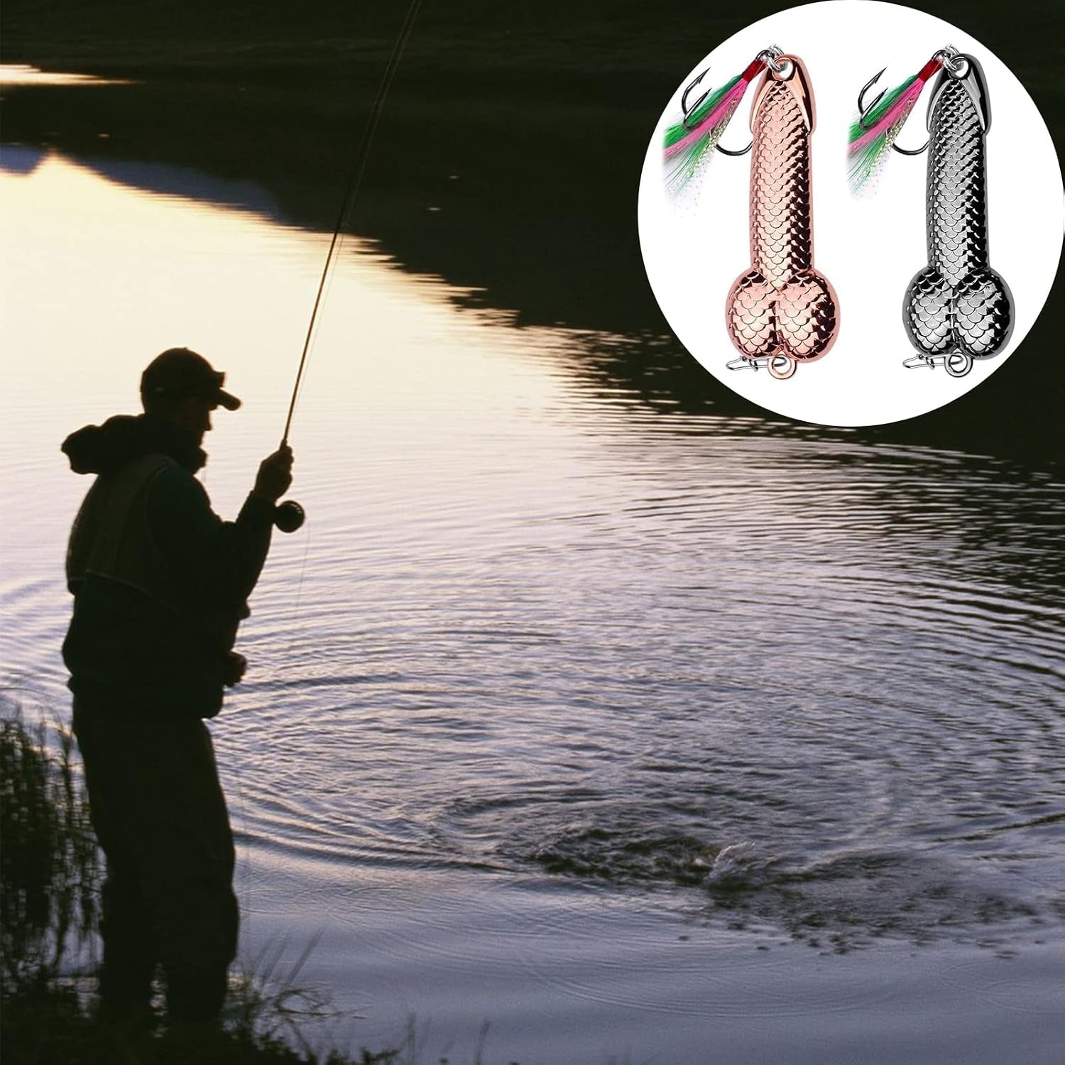 Fisch Angelköder Seefischerei Metall Wobble Pailletten Kunstköder Feeder Für Angelliebhaber Haken Für Hecht Barsch Zander 2 Stücke