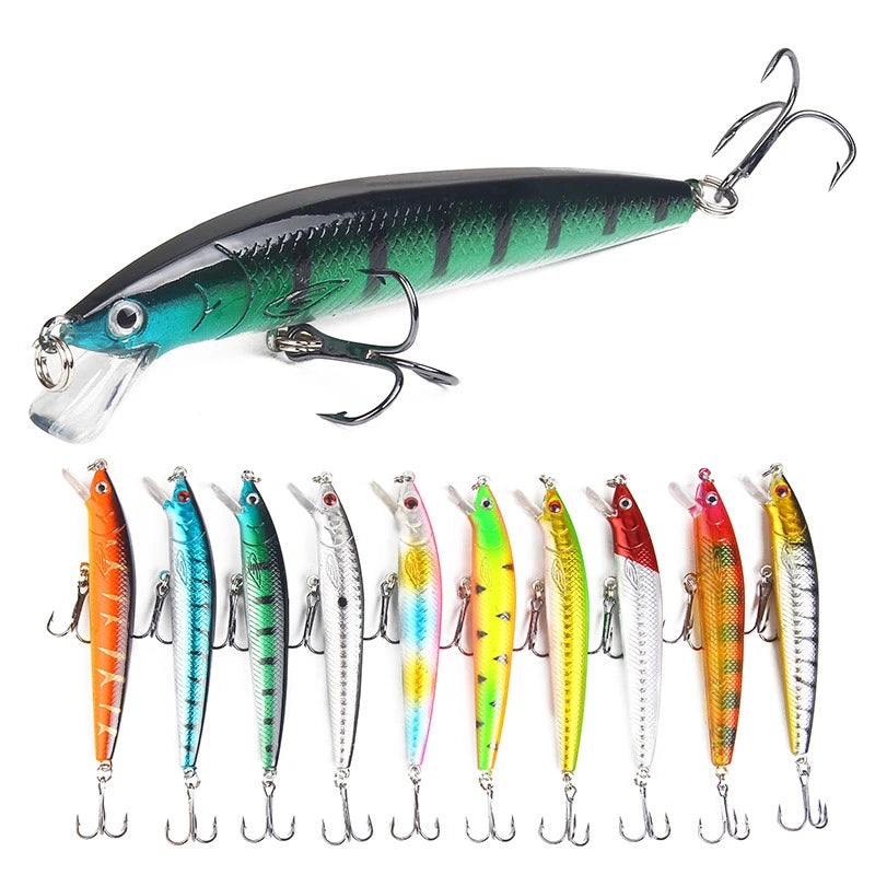 1Pcs Japanese Minnow Fishing Lures Floating Hard Bait95Mm 7G Artificial Bait Wobbler Crankbait Carp Perch Pesca Fishing Tackle