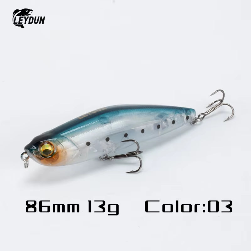 Z-Claw Floating Pencil Fishing Lures 86Mm 100Mm 120Mm Topwater Hard Baits Surface Stickbait Good Action Bass Wobblers