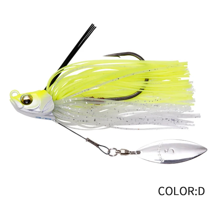 90Mm 13.5G Spinner Fishing Lures Wobbler Bass Jig Chatter Bait Chatterbait Artificial Bait Fishing Accessories
